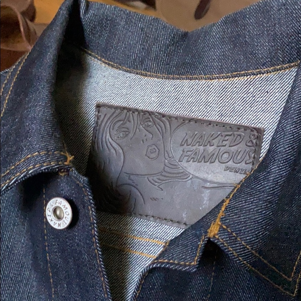 Naked & Famous Raw Denim Jacket - Lefthand Twill